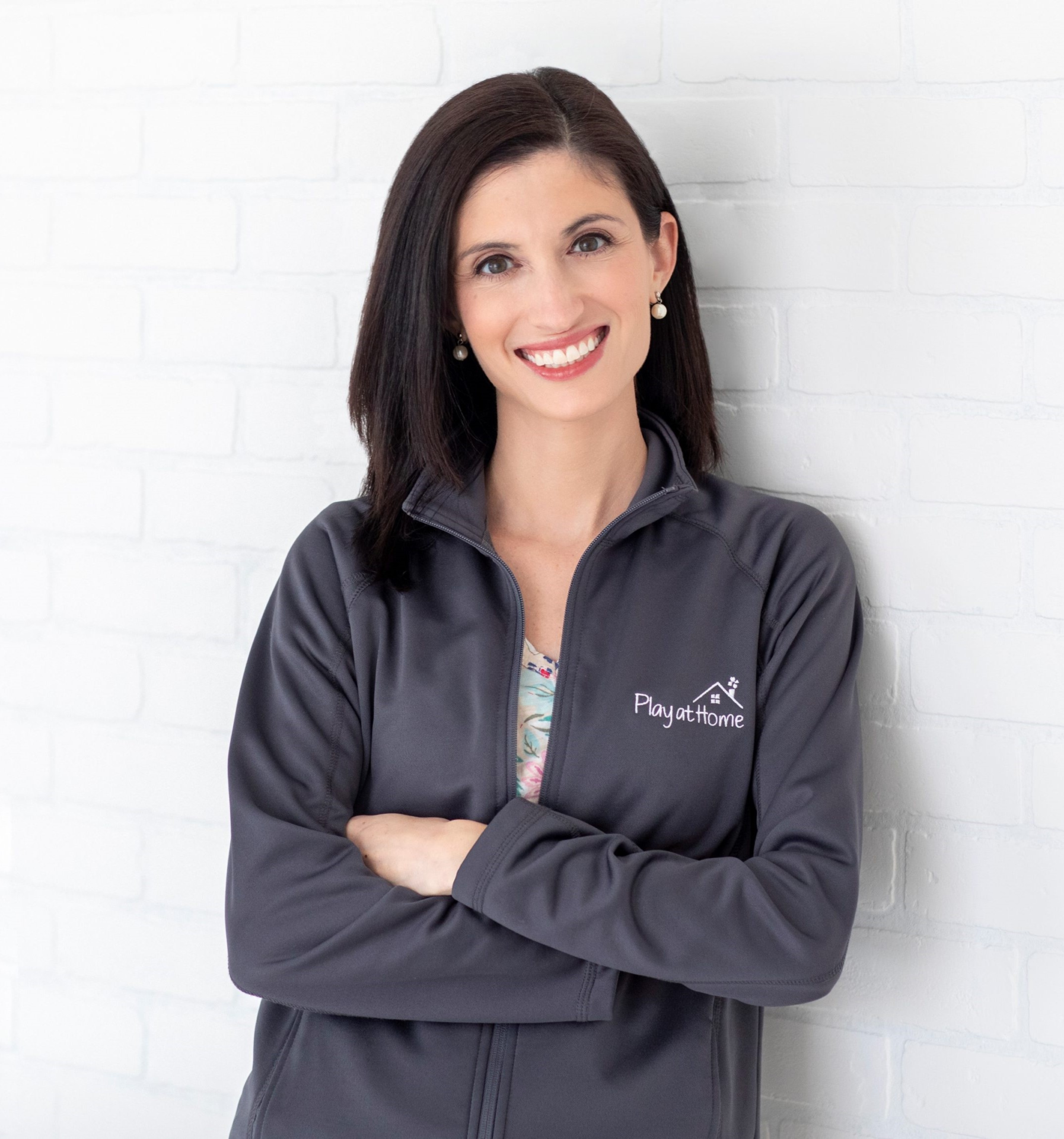 Stephanie Lint PT, DPT, founder and lead pediatric therapist at Play at Home Physical Therapy