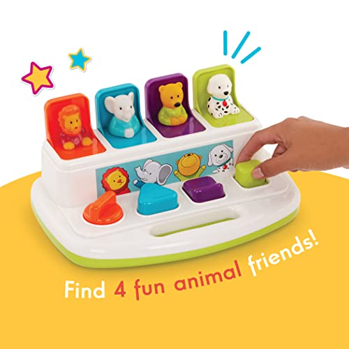 Cause-And-Effect Toy – Developmental Toy With Buttons & Colors – Color Sorting Animal Toys